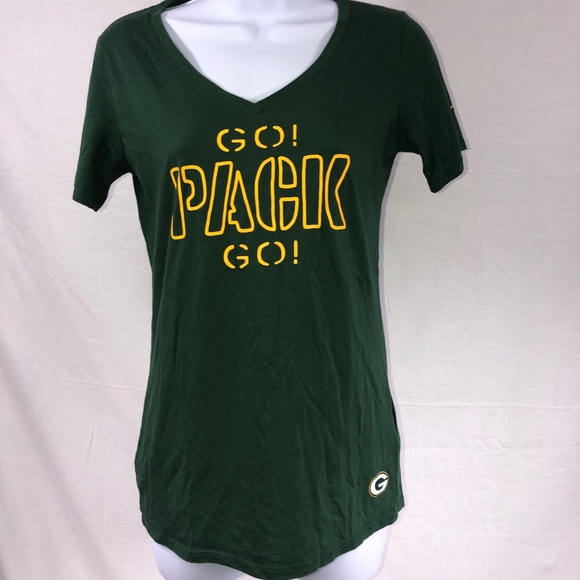 Nike NFL Green Bay Packers go pack go Athletic fit Women’s T-shirt size small - Picture 2 of 7